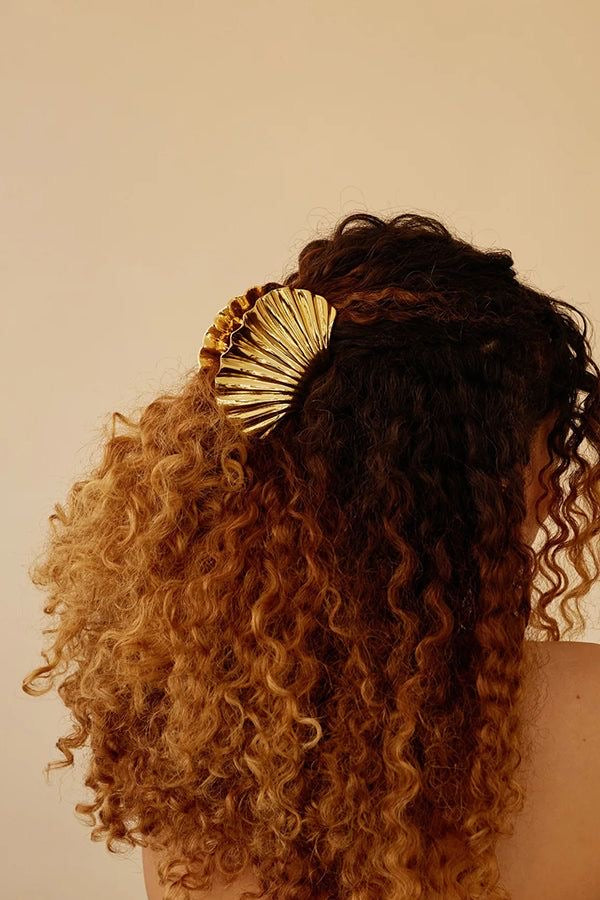 Shell hair clip