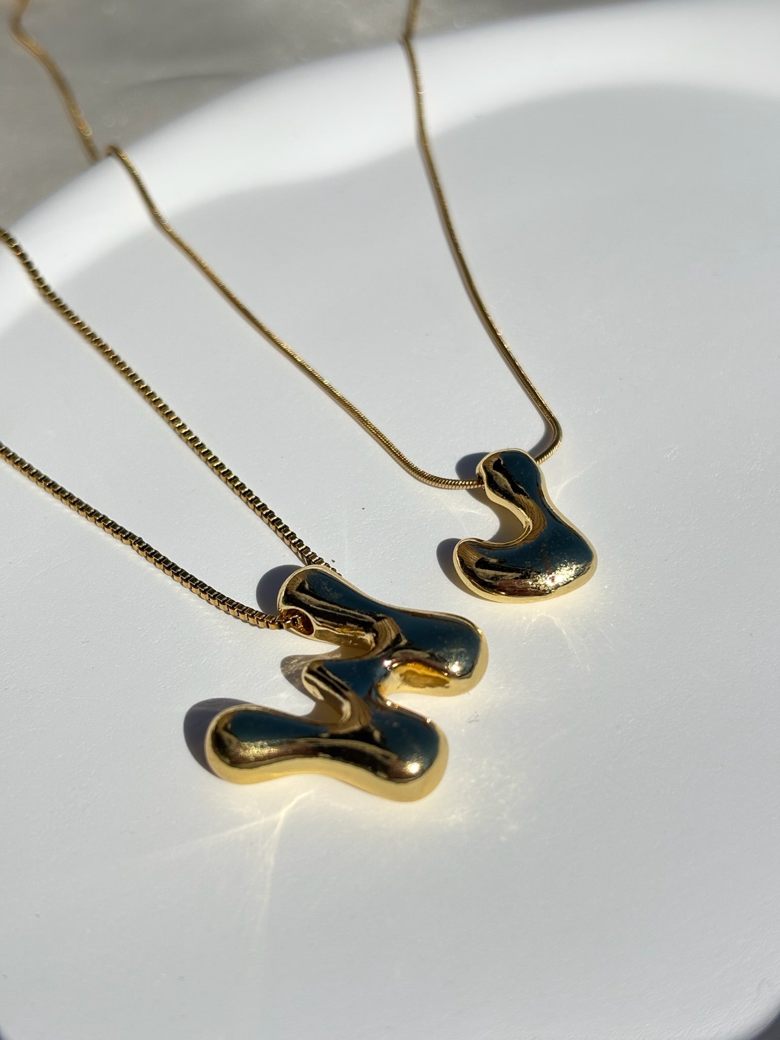 Bubble Letter Necklace