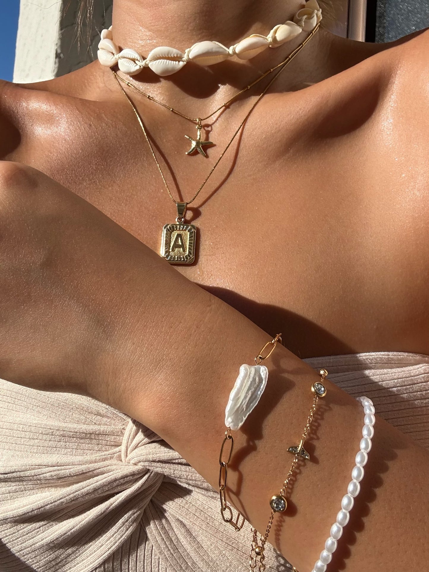 Island shell choker