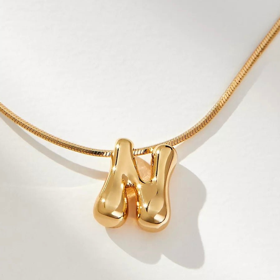 Bubble Letter Necklace