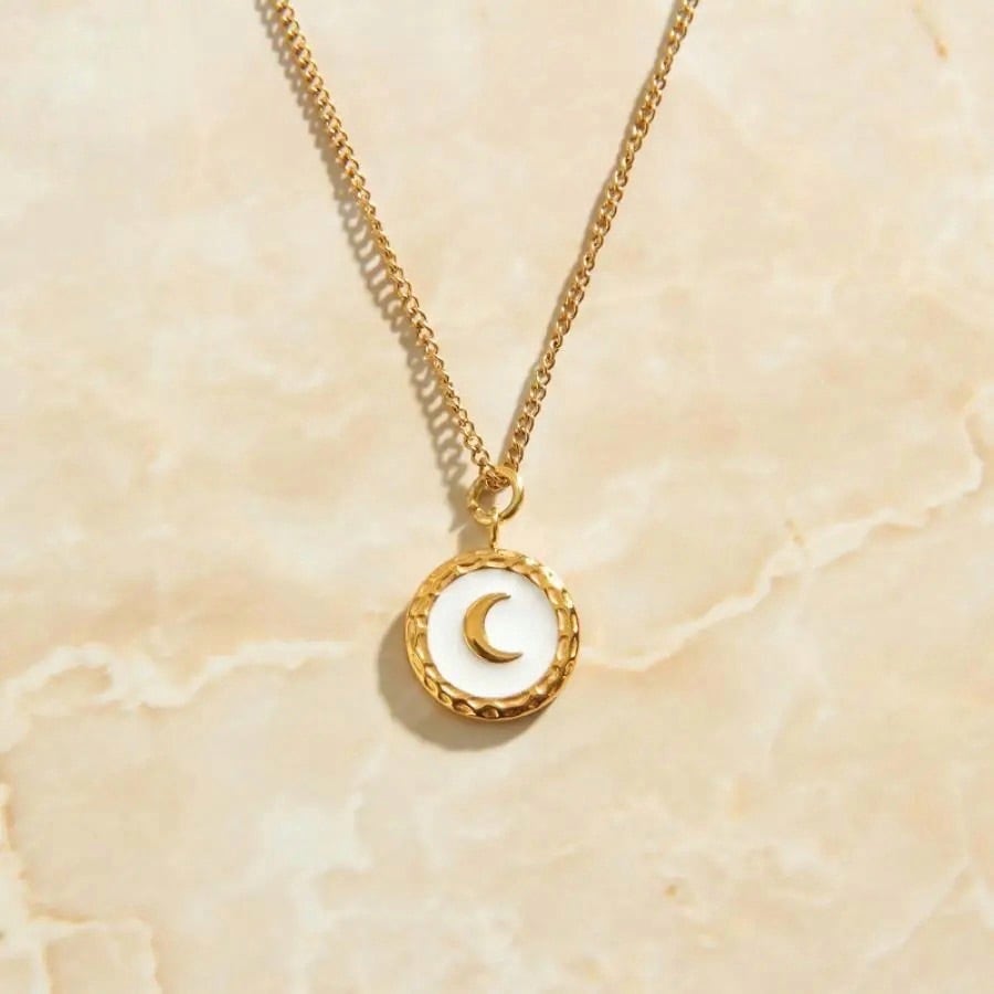 Moon shell necklace