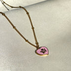 Angel heart necklace