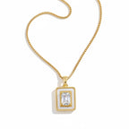 White mirage pendant