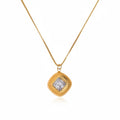 Radiant square necklace