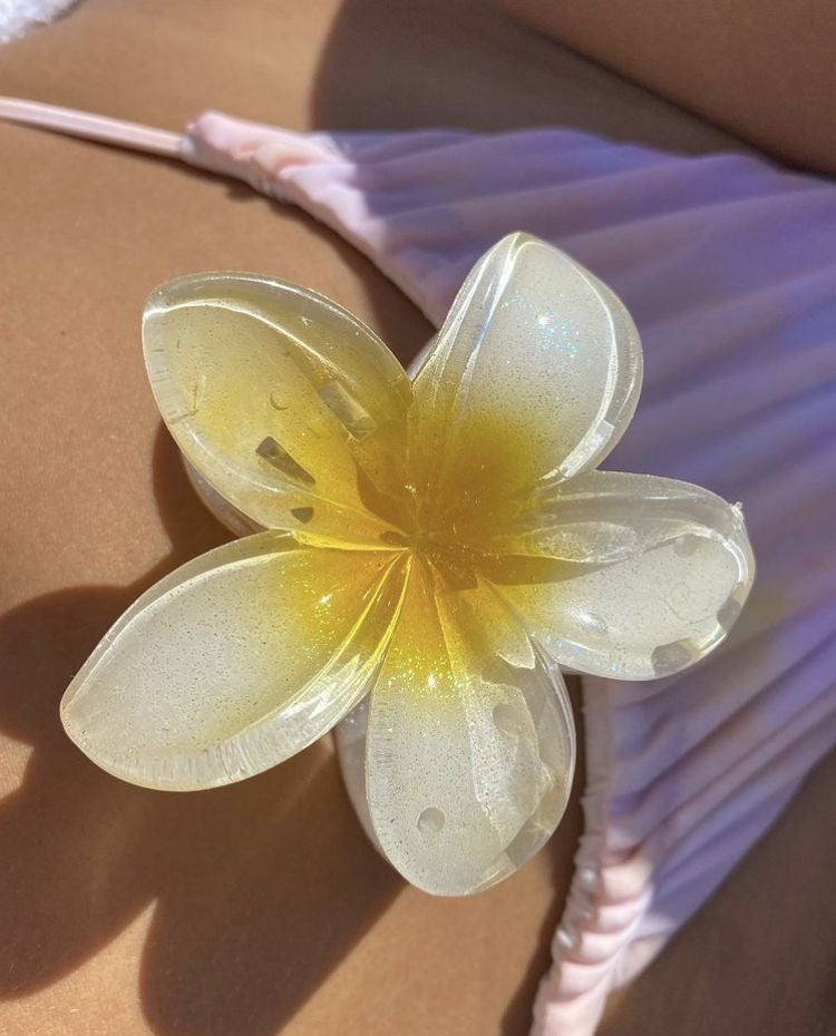 Plumeria Hair Clip