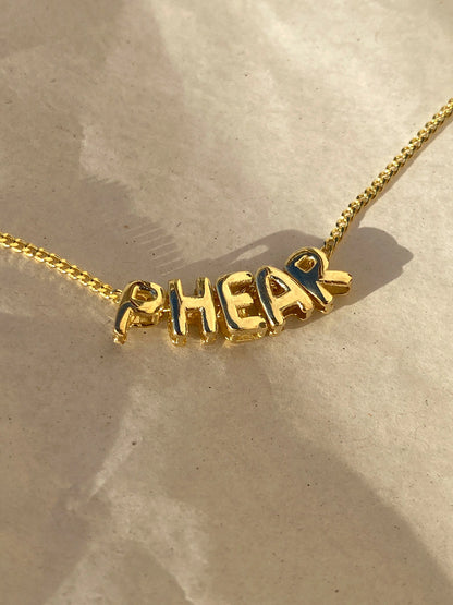 Bubble Name Necklace