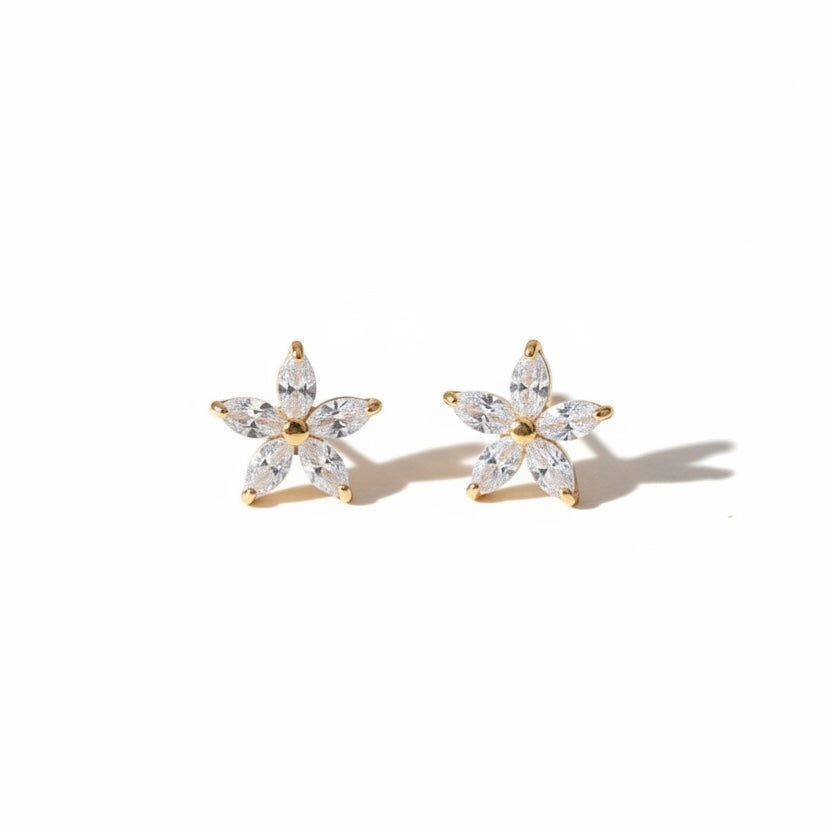 Plumeria studs