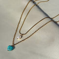 Turquoise layered necklace