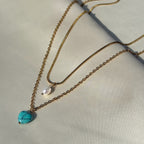Turquoise layered necklace