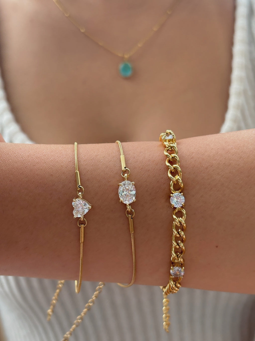 Sunset glow bracelet