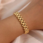 Bold link bracelet