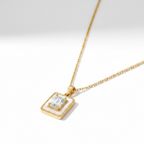 White mirage pendant
