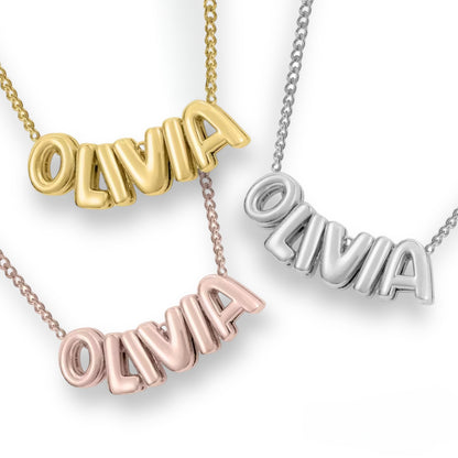 Bubble Name Necklace