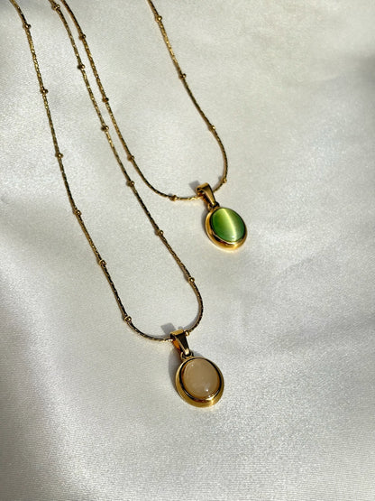Moonlight stone necklace