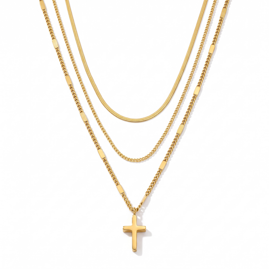 Cross glow necklace