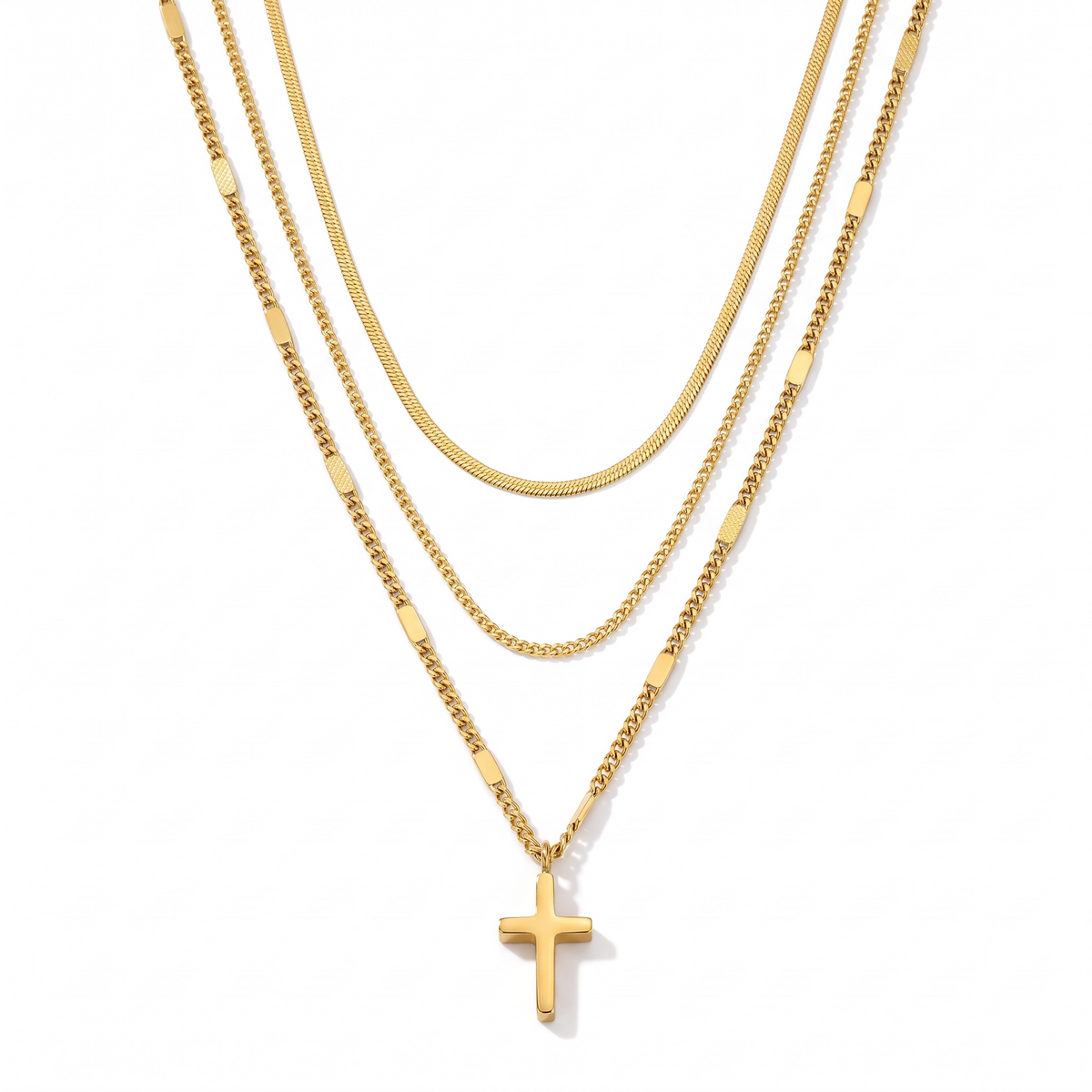 Cross glow necklace