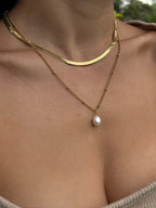 Pearl layered necklace