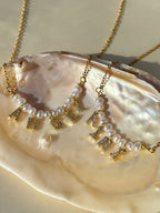 Pearl name necklace