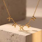 Letter luxe necklace