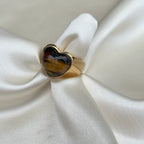 Tiger eye heart