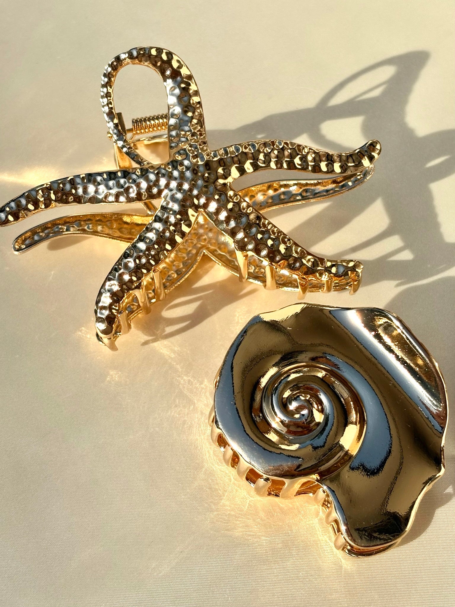 Starfish hair clip