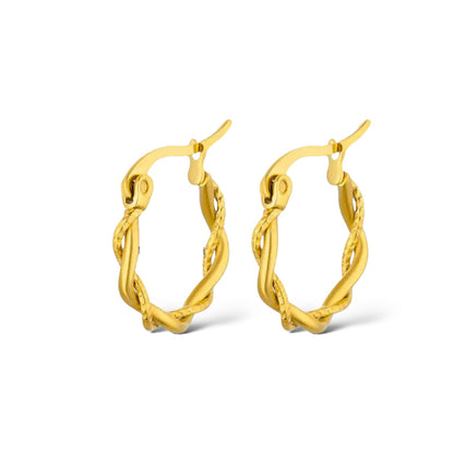 Twist mini hoops