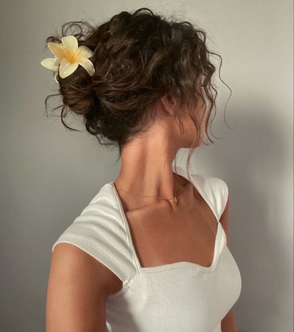 Plumeria Hair Clip