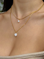 Shell layered necklace