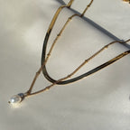 Pearl layered necklace