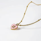 Angel heart necklace