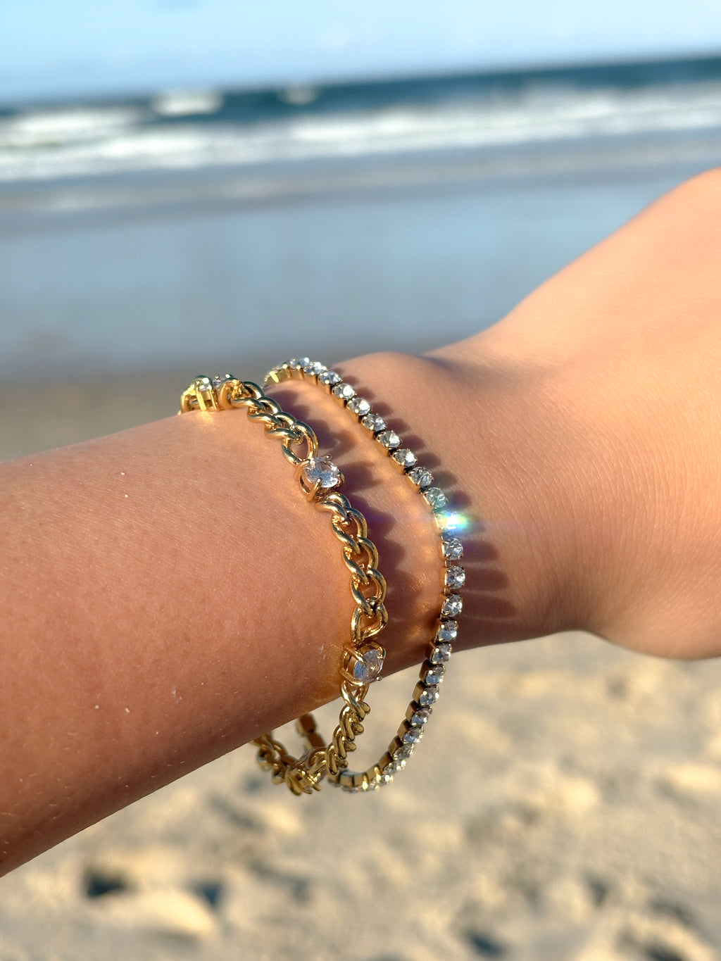 Sunset glow bracelet