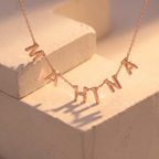 Letter luxe necklace