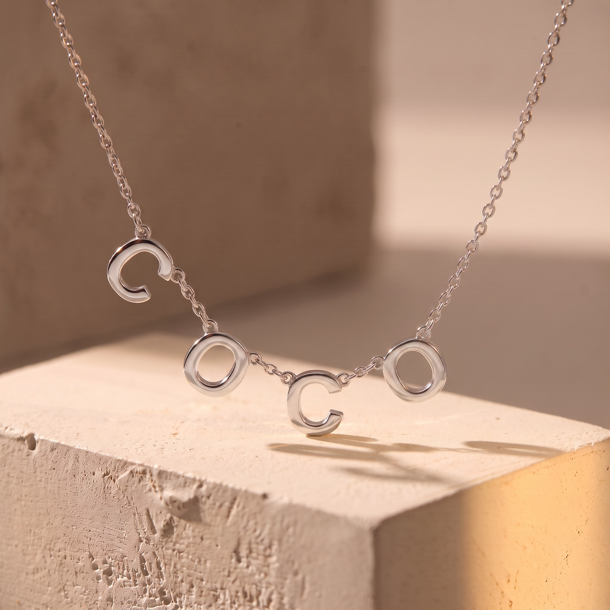 Letter luxe necklace
