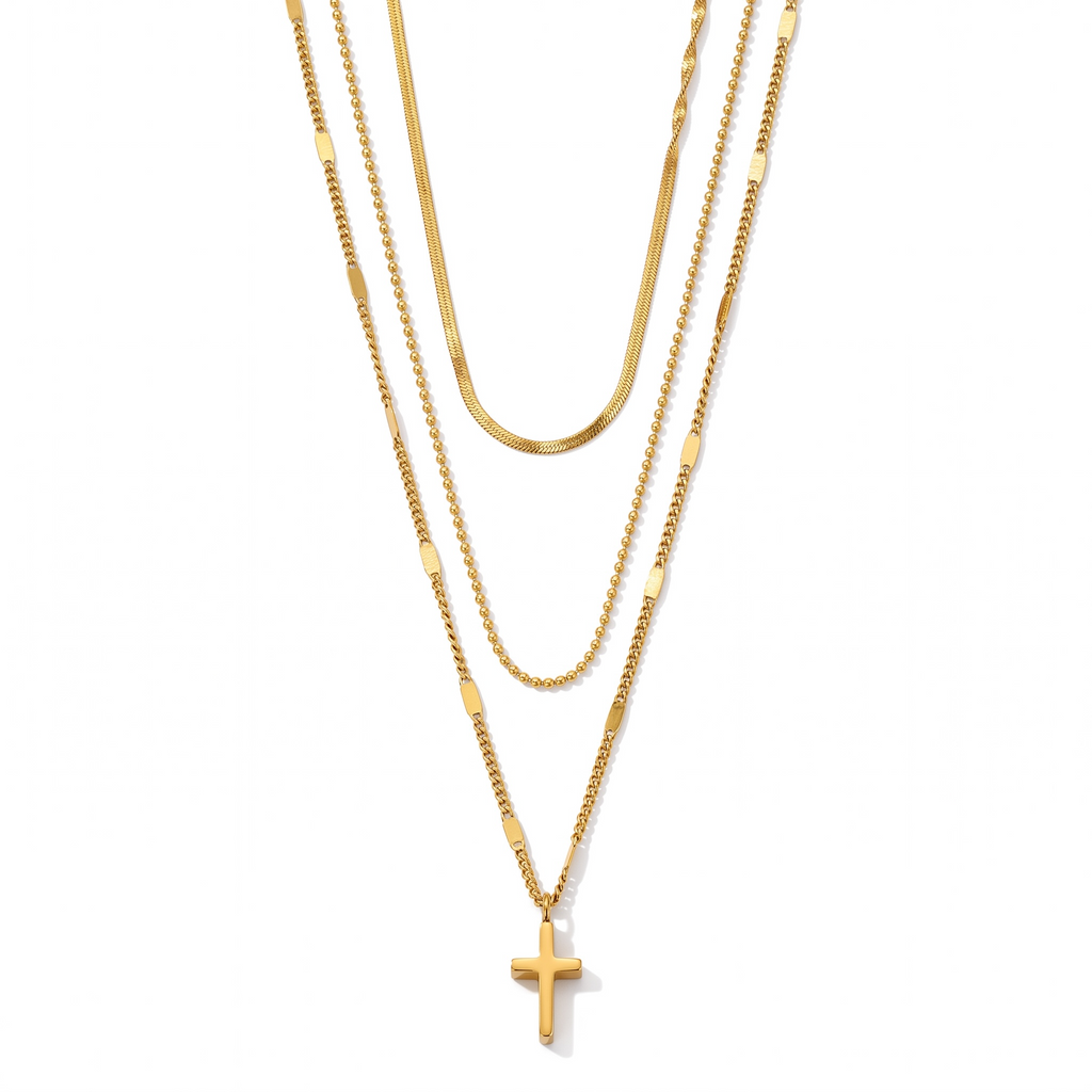 Cross glow necklace