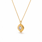 Radiant square necklace