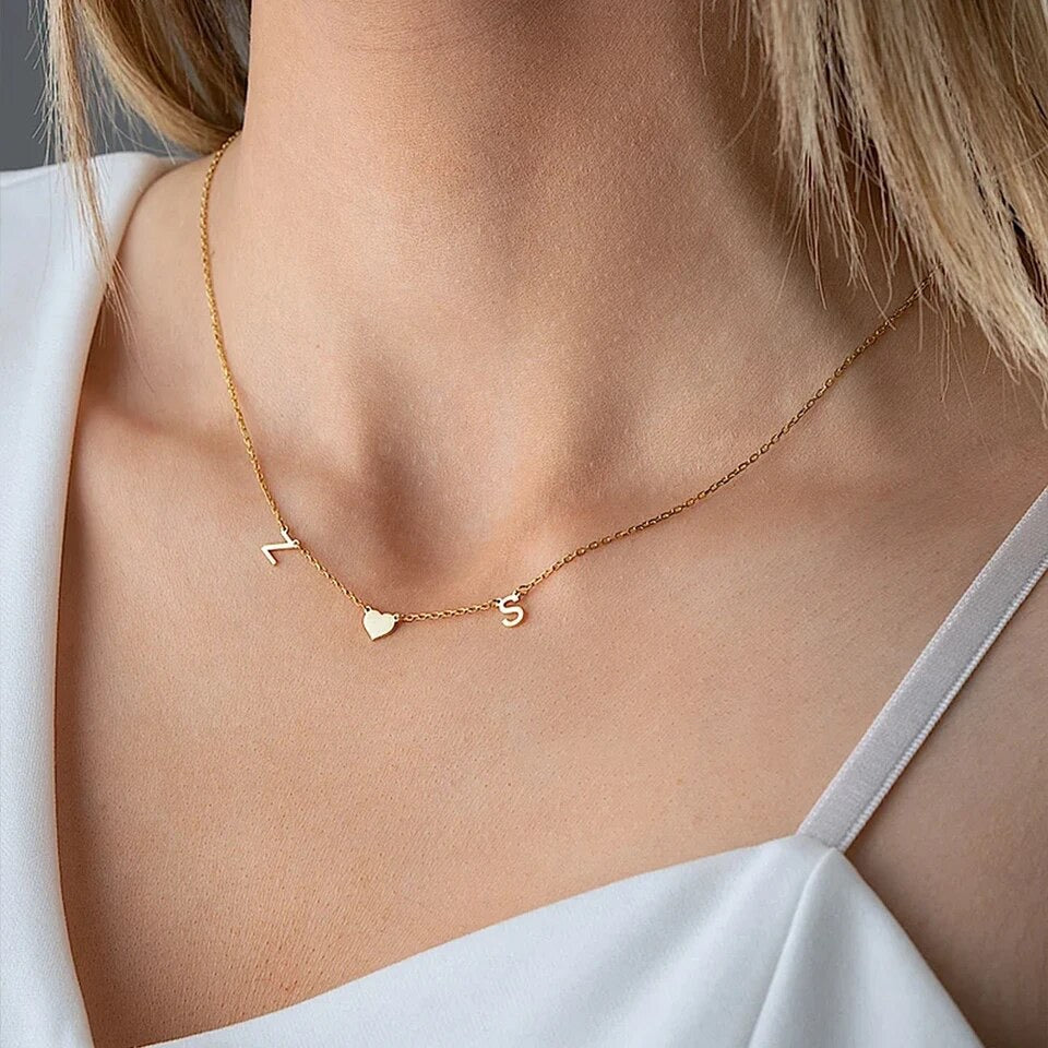 Letter luxe necklace