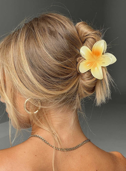 Plumeria Hair Clip