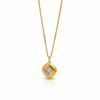 Radiant square necklace