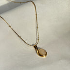 Moonlight stone necklace