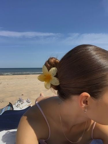 Plumeria Hair Clip