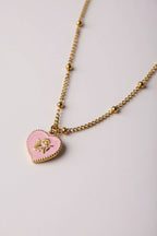 Angel heart necklace