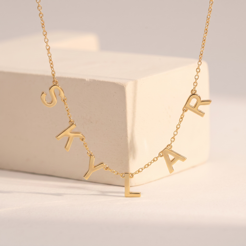 Letter luxe necklace