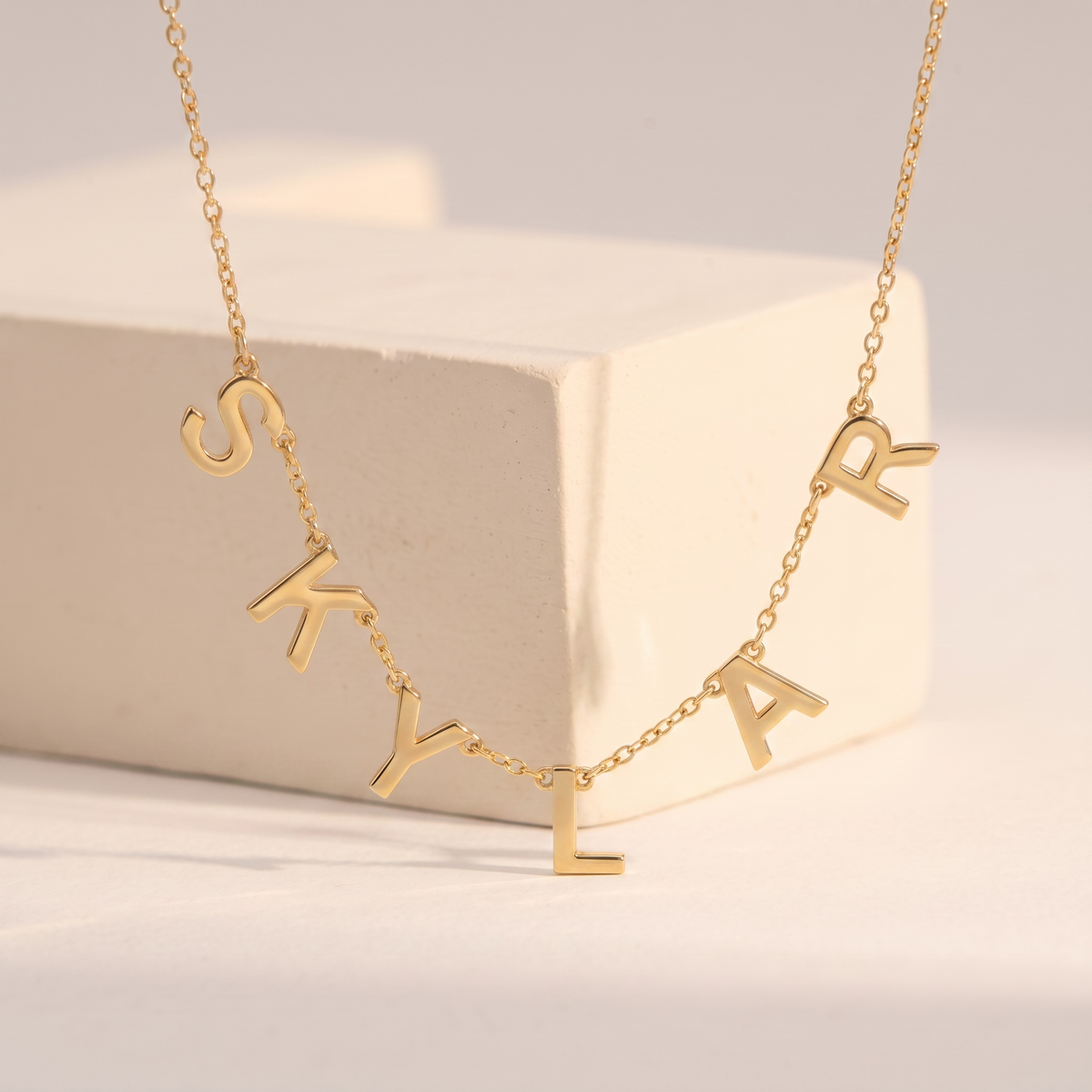 Letter luxe necklace