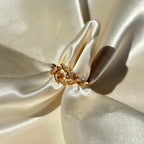 Gold ivy ring
