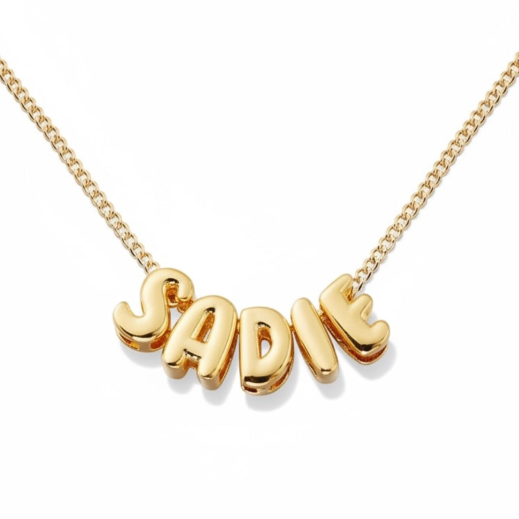 Bubble Name Necklace