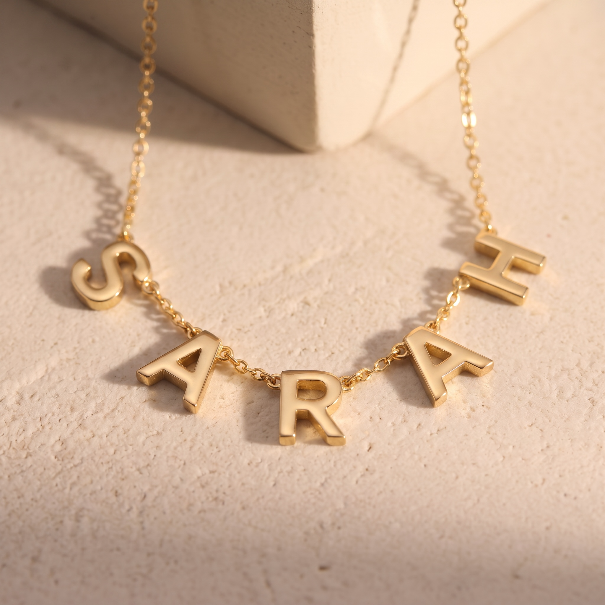 Letter luxe necklace
