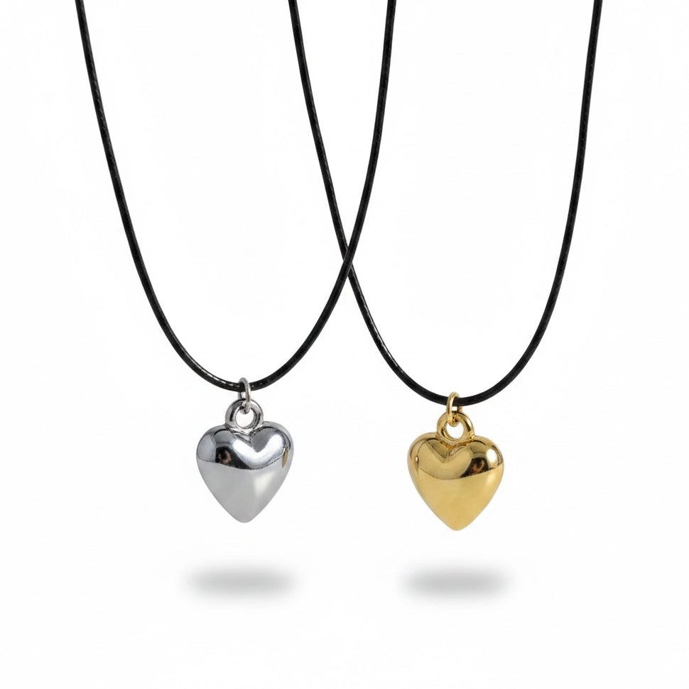 Bubble heart choker