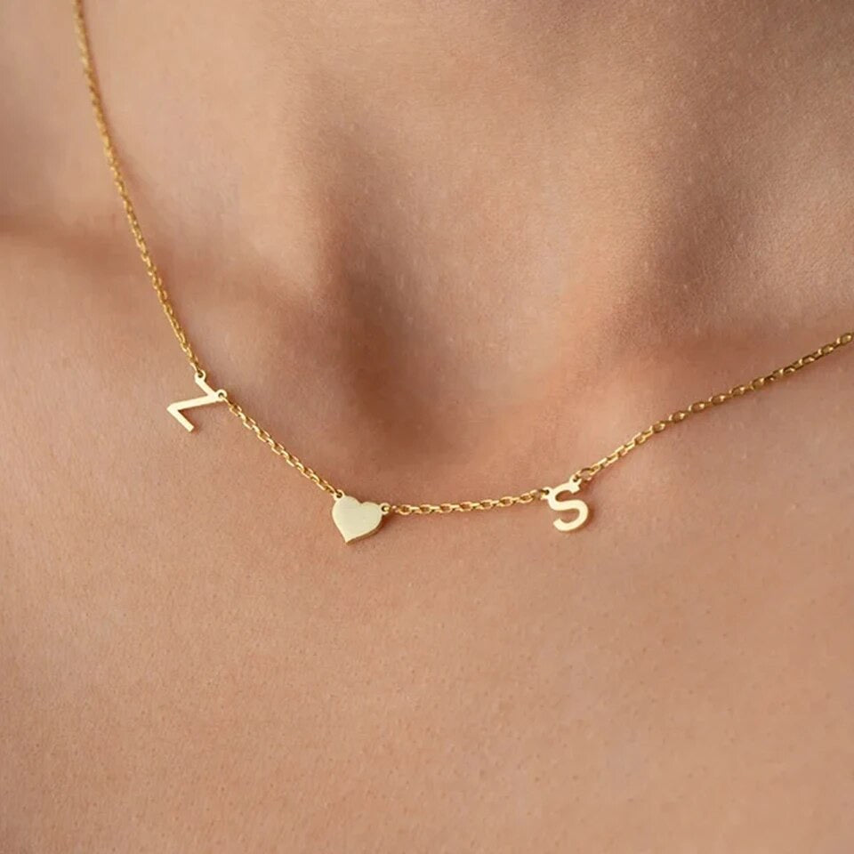 Letter luxe necklace