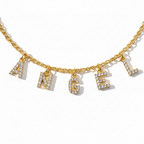 Sparkle name necklace