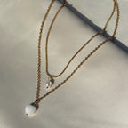 Shell layered necklace